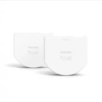 Philips Hue wandschakelaarmodule 2-pack, draadloos, wit, IP20, kunststof, IP20, III