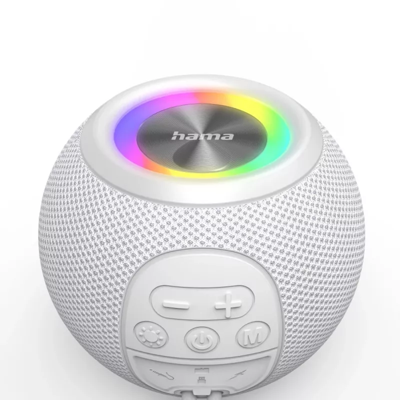 Hama 00188238 draagbare/partyluidspreker mono draagbare luidspreker wit 5 W