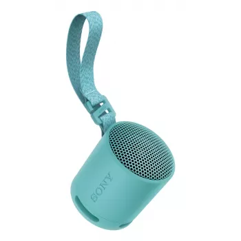 Sony SRS-XB100 - draadloze draagbare Bluetooth-luidspreker, robuust IP67 waterdicht & stofdicht, 16 uur accu, milieuvriendelijk, outdoor en reizen in blauw