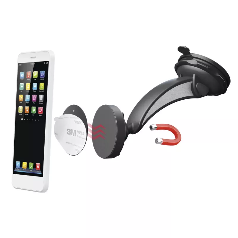 Passieve houder Hama Magneet 00201512 zwart voor mobiele telefoon/smartphone