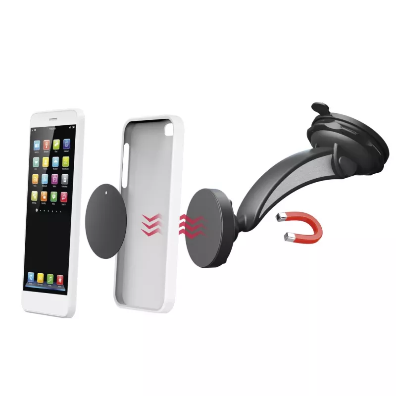 Passieve houder Hama Magneet 00201512 zwart voor mobiele telefoon/smartphone