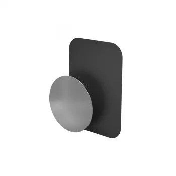 Klem Hama 00201501 metaal zwart zilver 2 stuks