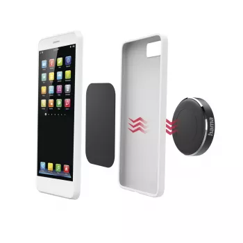 Passieve houder Hama Magneet 00201518 zwart mobiele telefoon smartphone