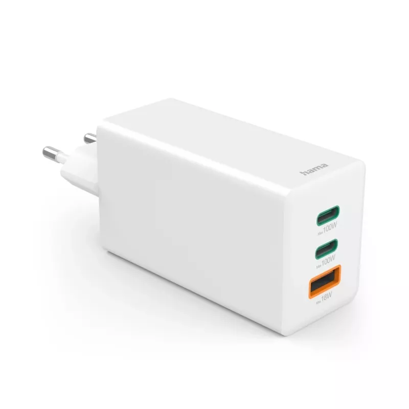Hama 00201997 mobiele oplader laptop, smartphone, tablet wit AC snelladen binnen