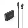 Hama 00201979 oplader voor mobiele apparaten laptop, powerbank, smartphone, tablet zwart AC snelladen binnen