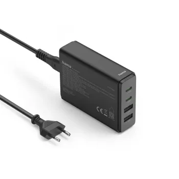 Hama 00201979 oplader voor mobiele apparaten laptop, powerbank, smartphone, tablet zwart AC snelladen binnen