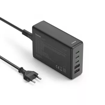 Hama 00201978 oplader voor mobiele apparaten laptop, powerbank, smartphone, tablet zwart AC snelladen binnen