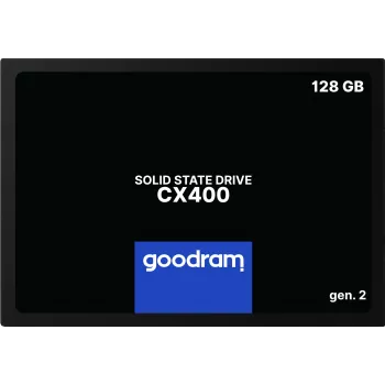 2,5 inch SATA III SSD GOODRAM SSDPR-CX400-128-G2 — 128 GB, 550/460 MB/s, 3D TLC NAND