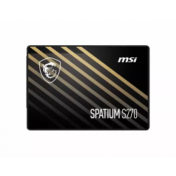 2,5 inch SATA III SSD MSI SPATIUM S270 240GB — 3D NAND, 6 Gbit/s, 400 MB/s