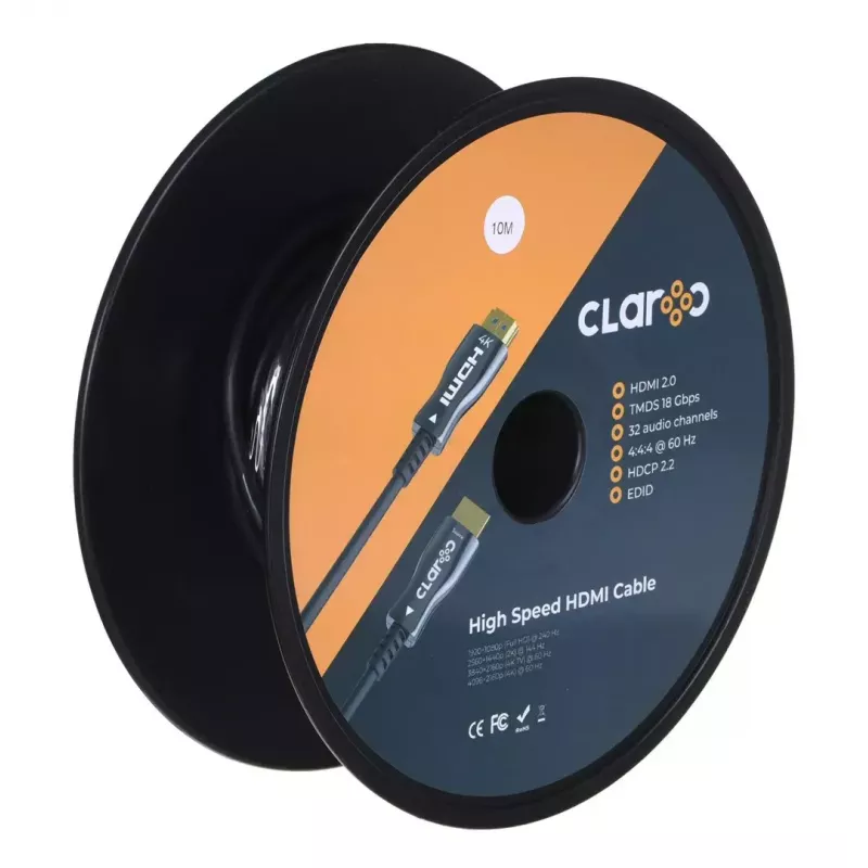 HDMI-kabel claroc FEN-HDMI-20-10M — 10,0 m, 4K@60Hz