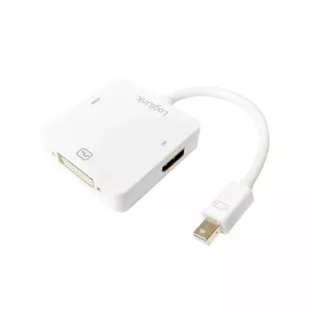 Videokabel-adapter LogiLink CV0045A 0,15 m wit
