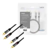 Audiokabel LogiLink CA1206 3m 2x cinch-stekker zwart