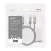 Audiokabel LogiLink CA1208 7,5 m 2 x cinch zwart
