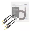 Audiokabel LogiLink CA1211 5m 2x banaan zwart