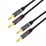 Audiokabel LogiLink CA1211 5m 2x banaan zwart