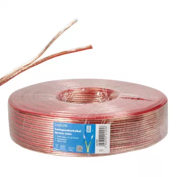 Audiokabel LogiLink CA1078 100m transparant