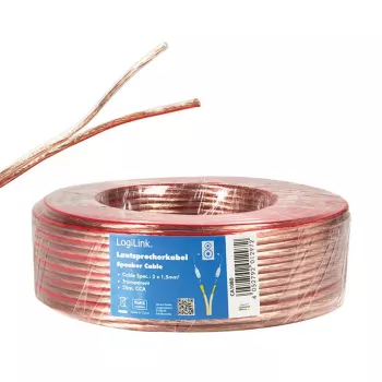 Audiokabel LogiLink CA1080 25m transparant