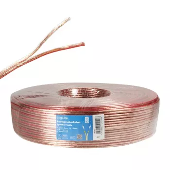 Audiokabel LogiLink CA1082 100 m transparant