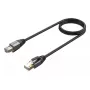 Netwerkkabel UNITEK C18149AGY03-2M RJ-45 Cat8 2m zwart