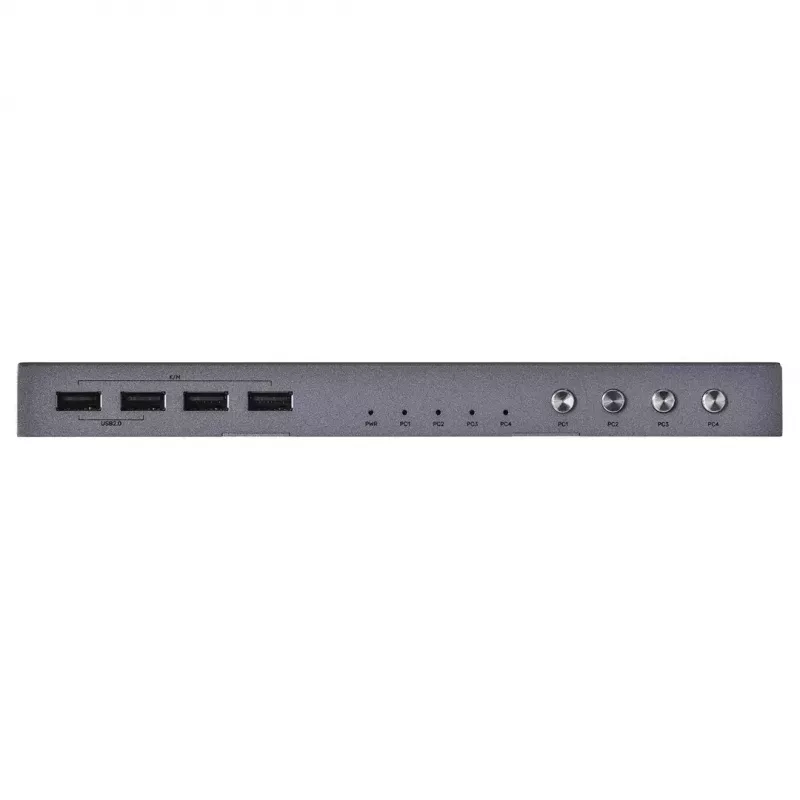 Unitek V306A 4K HDMI 2.0 KVM-switch, 4 ingangen, 1 uitgang, USB