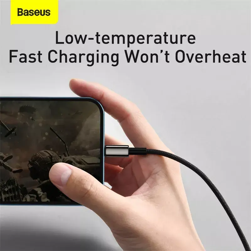 3-in-1 USB-kabel Baseus Tungsten Gold CAMLTWJ-01