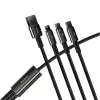 3-in-1 USB-kabel Baseus Tungsten Gold CAMLTWJ-01