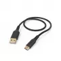 Hama Flexibele USB-kabel USB 2.0 1,5 m USB A USB C zwart