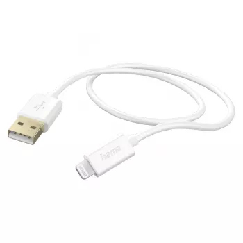 Hama oplaadkabel, USB-A - Lightning, 1,5 m, wit