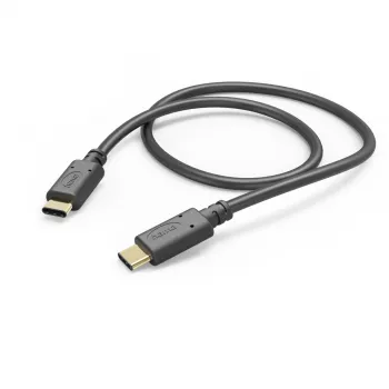 Hama oplaadkabel, USB-C - USB-C, 1 m, zwart