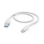 Hama 00201596 USB-kabel USB 2.0 1,5 m USB A USB C wit