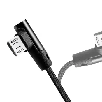 USB-kabel LogiLink CU0142 USB 2.0 0,3 m USB A Micro-USB B zwart