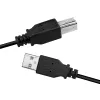 USB-kabel LogiLink CU0008B 3m USB A naar USB B zwart