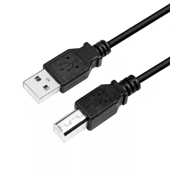 USB-kabel LogiLink CU0008B 3m USB A naar USB B zwart