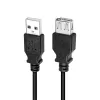 USB-kabel LogiLink CU0012B 5m USB 2.0 A naar A zwart