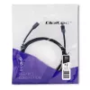 Qoltec 52352 USB-C-naar-USB-C-kabel, USB 3.1, 5 Gbit/s, 2,5 m, zwart