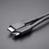 Qoltec 52352 USB-C-naar-USB-C-kabel, USB 3.1, 5 Gbit/s, 2,5 m, zwart