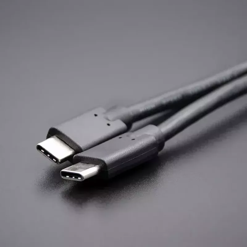 Qoltec 52352 USB-C-naar-USB-C-kabel, USB 3.1, 5 Gbit/s, 2,5 m, zwart