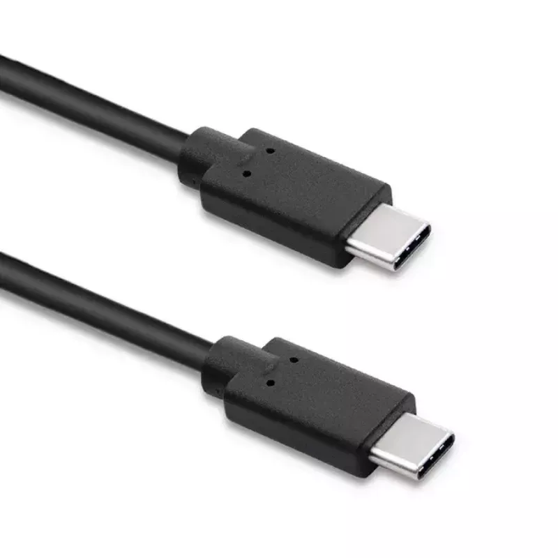 Qoltec 52352 USB-C-naar-USB-C-kabel, USB 3.1, 5 Gbit/s, 2,5 m, zwart