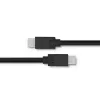 Qoltec 52352 USB-C-naar-USB-C-kabel, USB 3.1, 5 Gbit/s, 2,5 m, zwart