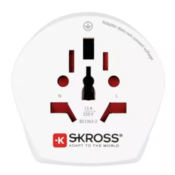 Reisadapter Skross Combo World naar Israël