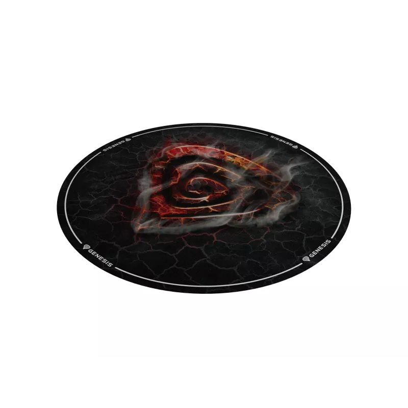 Stoelmat GENESIS Tellur 400 Round Lava multicolor stof rubber