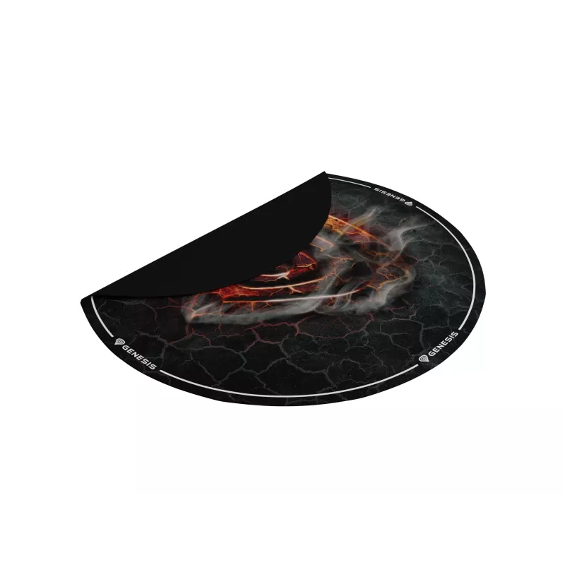 Stoelmat GENESIS Tellur 400 Round Lava multicolor stof rubber