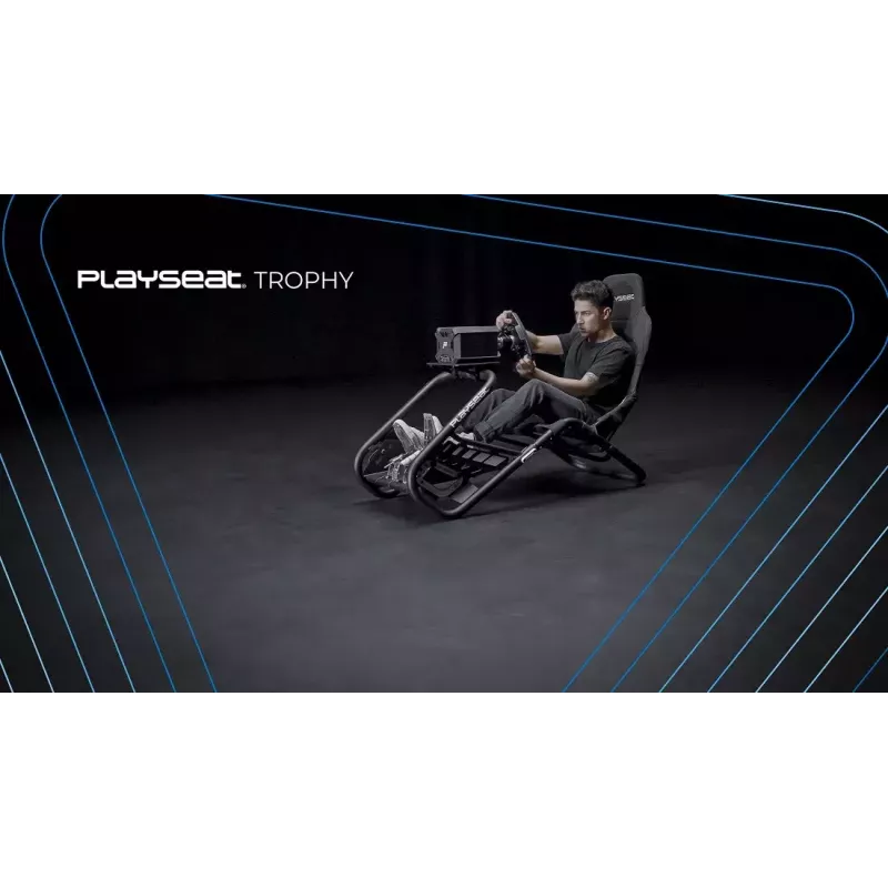 Universele gaming-stoel Playseat Trophy gevoerde zitting zwart