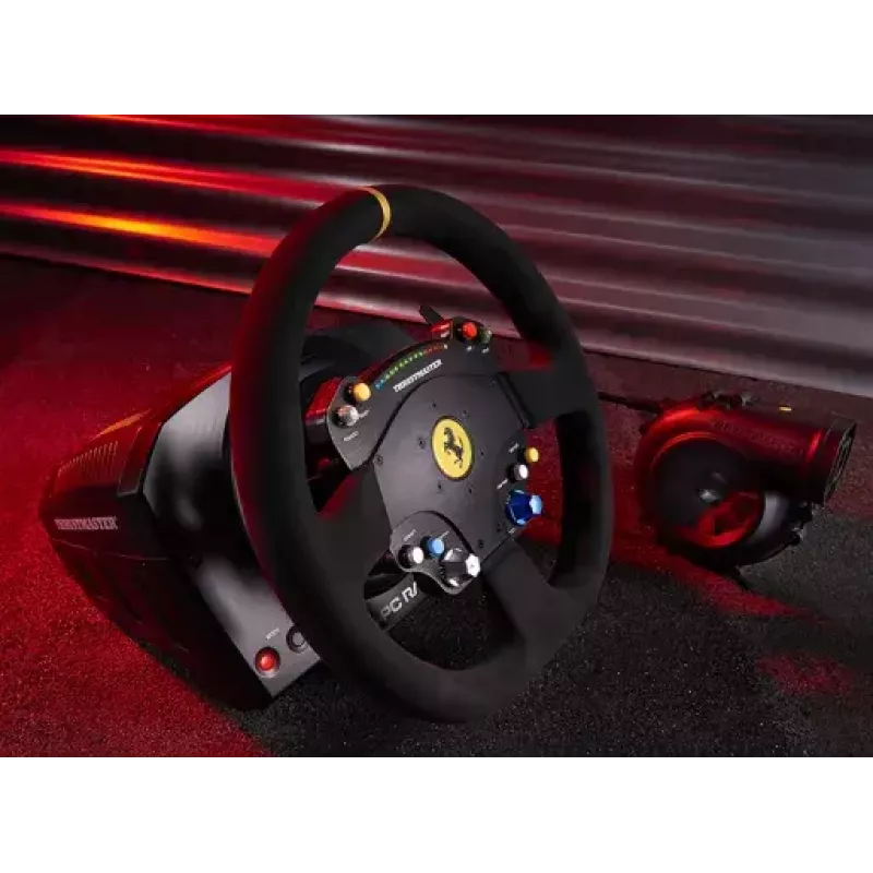 Thrustmaster TS-PC Racer Ferrari 488 Challenge Edition zwart USB 2.0 stuurwiel analoog / digitaal