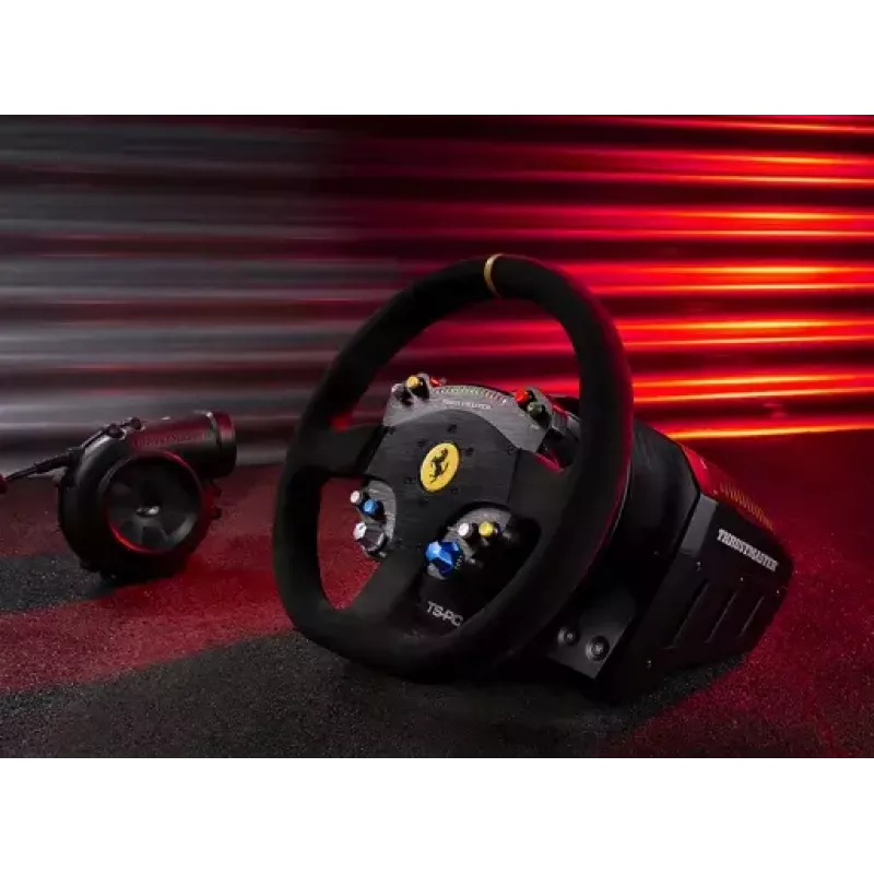 Thrustmaster TS-PC Racer Ferrari 488 Challenge Edition zwart USB 2.0 stuurwiel analoog / digitaal