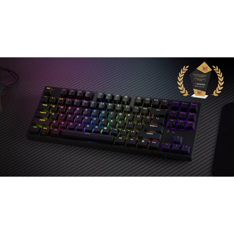 GENESIS Thor 404 TKL toetsenbord gaming USB QWERTY US International zwart