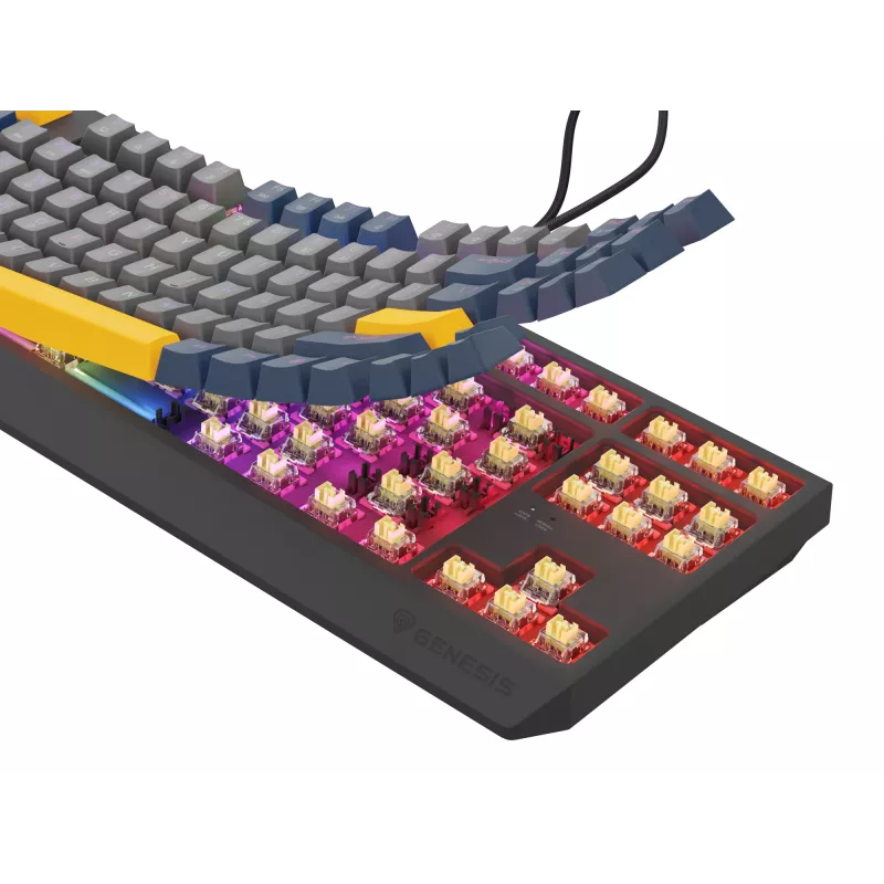 GENESIS Thor 230 TKL toetsenbord gaming USB QWERTY Engels blauw