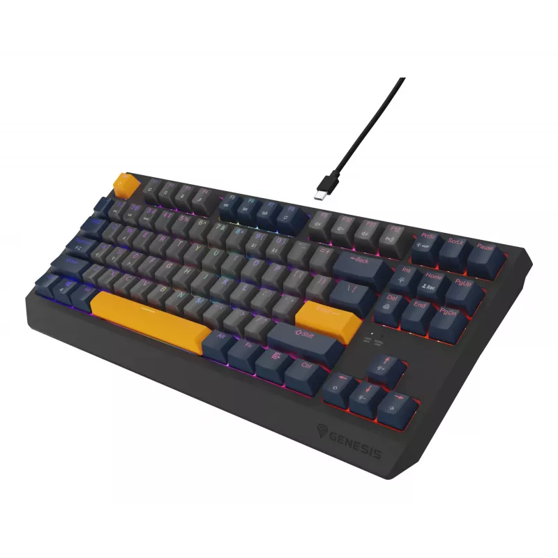 GENESIS Thor 230 TKL toetsenbord gaming USB QWERTY Engels blauw