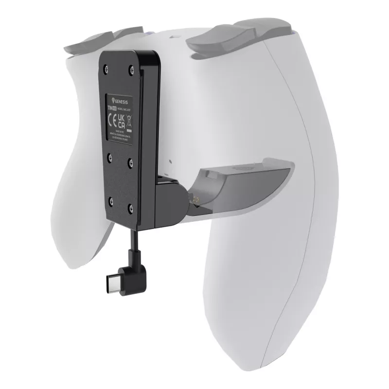 Laadsysteem GENESIS Tin 305 PlayStation 5 slim bekabeld zwart wit