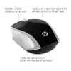 HP draadloze muis 200 (Pike Silver), dubbelhandig, optisch, RF draadloos, 1000 DPI, zilver